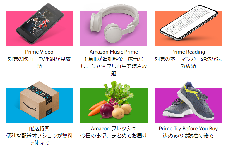 amazonプライムの紹介