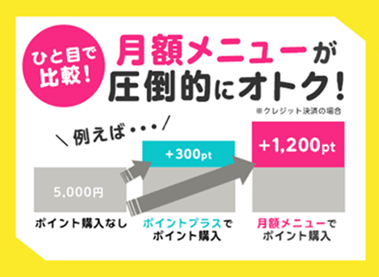 月額メニューの紹介