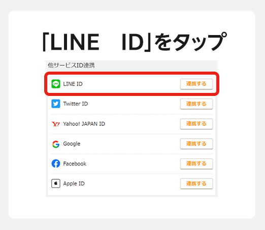 LINE ID連携手順2